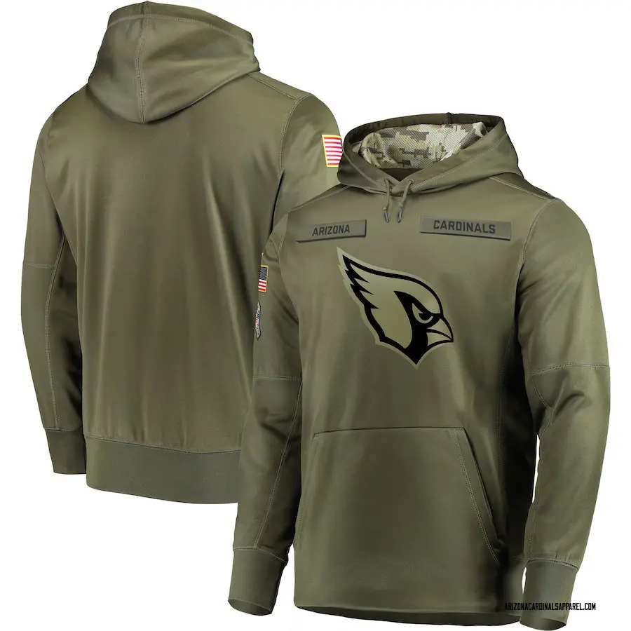 arizona cardinals military hoodie