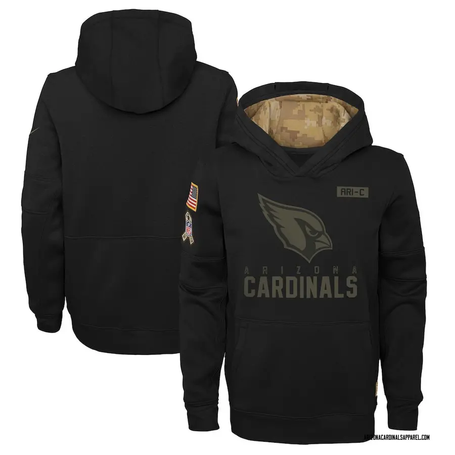 arizona cardinals military hoodie