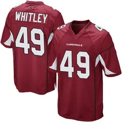 Nike Benton Whitley Arizona Cardinals Men's Game Cardinal Team Color Jersey