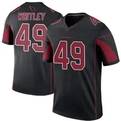 Nike Benton Whitley Arizona Cardinals Men's Legend Black Color Rush Jersey