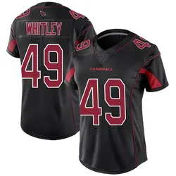 Nike Benton Whitley Arizona Cardinals Women's Limited Black Color Rush Jersey
