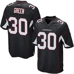 Nike Bryson Green Arizona Cardinals Men's Game Green Black Alternate Jersey