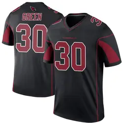 Nike Bryson Green Arizona Cardinals Men's Legend Green Color Rush Black Jersey