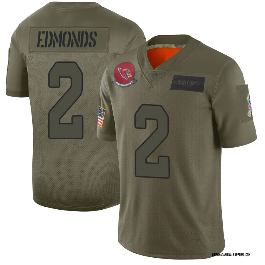 Nike Chase Edmonds Arizona Cardinals Men's Limited Camo 2019 Salute to