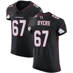 Nike Jeremiah Byers Arizona Cardinals Men's Elite Black Alternate Vapor Untouchable Jersey