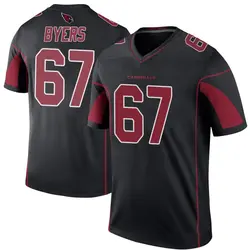 Nike Jeremiah Byers Arizona Cardinals Men's Legend Black Color Rush Jersey