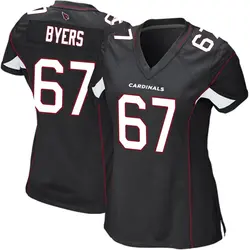 Nike Jeremiah Byers Arizona Cardinals Women's Game Black Alternate Jersey