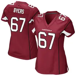 Nike Jeremiah Byers Arizona Cardinals Women's Game Cardinal Team Color Jersey