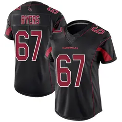 Nike Jeremiah Byers Arizona Cardinals Women's Limited Black Color Rush Jersey