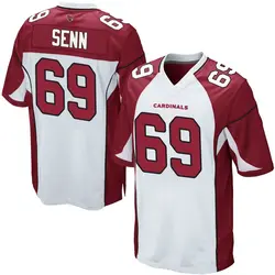 Nike Valentin Senn Arizona Cardinals Men's Game White Jersey