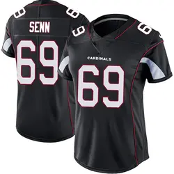Nike Valentin Senn Arizona Cardinals Women's Limited Black Vapor Untouchable Jersey