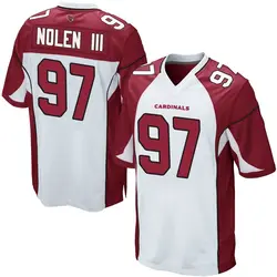 Nike Walter Nolen III Arizona Cardinals Men's Game White Jersey