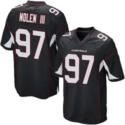 Nike Walter Nolen III Arizona Cardinals Youth Game Black Alternate Jersey